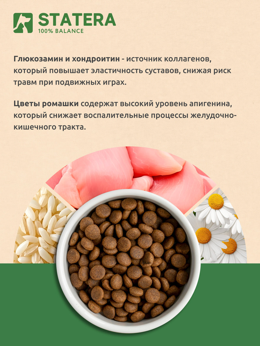 STATERA (Статера) Сухой корм для щенков всех пород с индейкой