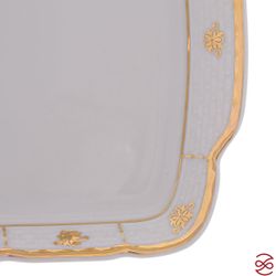 Поднос 36 см Менуэт Золотой орнамент