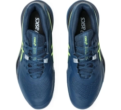 Теннисные кроссовки Asics Gel-Resolution X Clay - mako blue/safety yellow