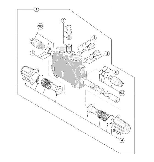 Секция гидрораспределителя JCB 25/221863