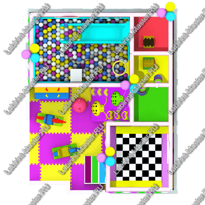 Детский игровой лабиринт «Фестиваль радости»