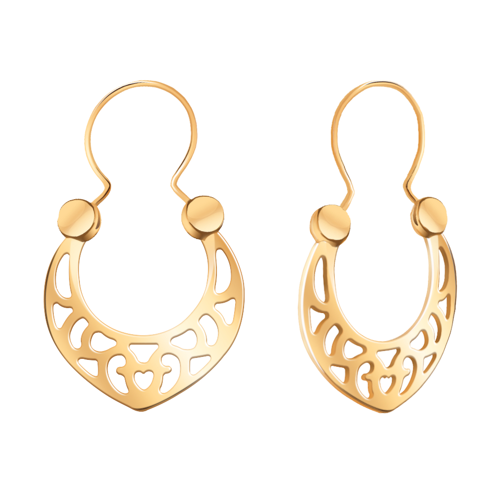 Серьги из золота 585 пробы