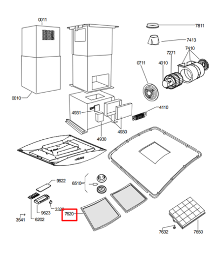 Жировые фильтры для вытяжки Elica (Элика) (комплект)