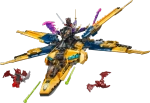 Конструктор LEGO Ninjago 71833 Суперштормовой самолет Раса и Арина