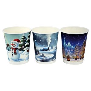 Стакан Казахстан бумажный однослойный Ассорти НГ 250 мл 50 шт/уп 20 уп/кор