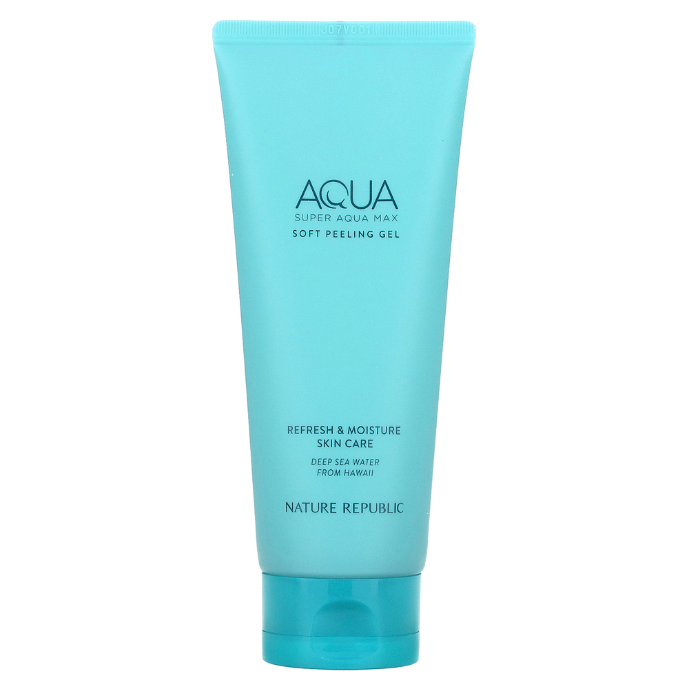 Nature Republic, Super Aqua Max, мягкий гель-пилинг, 155 мл (5,24 жидк. Унции)