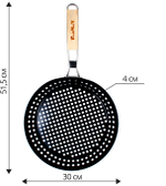 Жаровня 51,5х30х4см Твой Пикник антипригарная