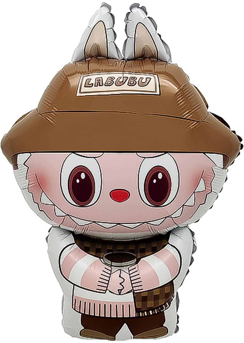 Шар (30''/76 см) Фигура, Плюшевый эльф в шапочке, Лабуба, 1 шт. В112