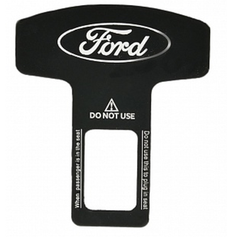 Заглушка ремня Mashinokom LUX - "Форд" ZML 0212 металл с лазерной гравировкой