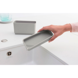 Органайзер 19х11.5х8.5см для раковины Brabantia Sink Side серый 230066