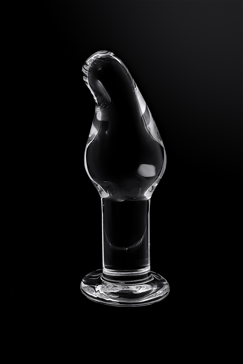Анальная втулка Sexus Glass, стекло, прозрачная, 14,5 см, Ø 4 см