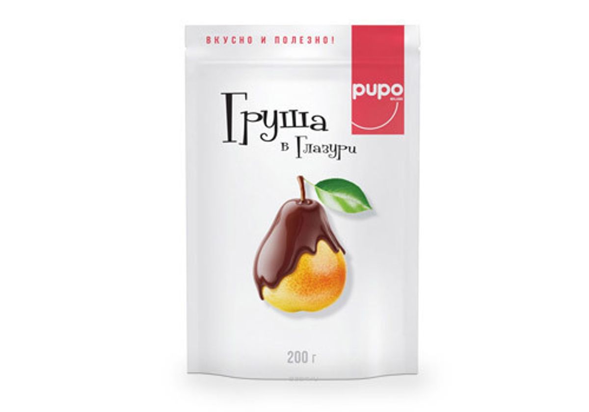 Конфеты PUPO "Груша в глазури", 200г
