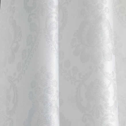 Штора для ванной Migliore 26640 Барокко серебряная 180x200 см