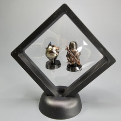 Темлячная бусина "Мандо + Грогу" для ножей , биметалл , лимитка