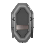 Лодка надувная для рыбалки Тонар Бриз 190 с веслами серый