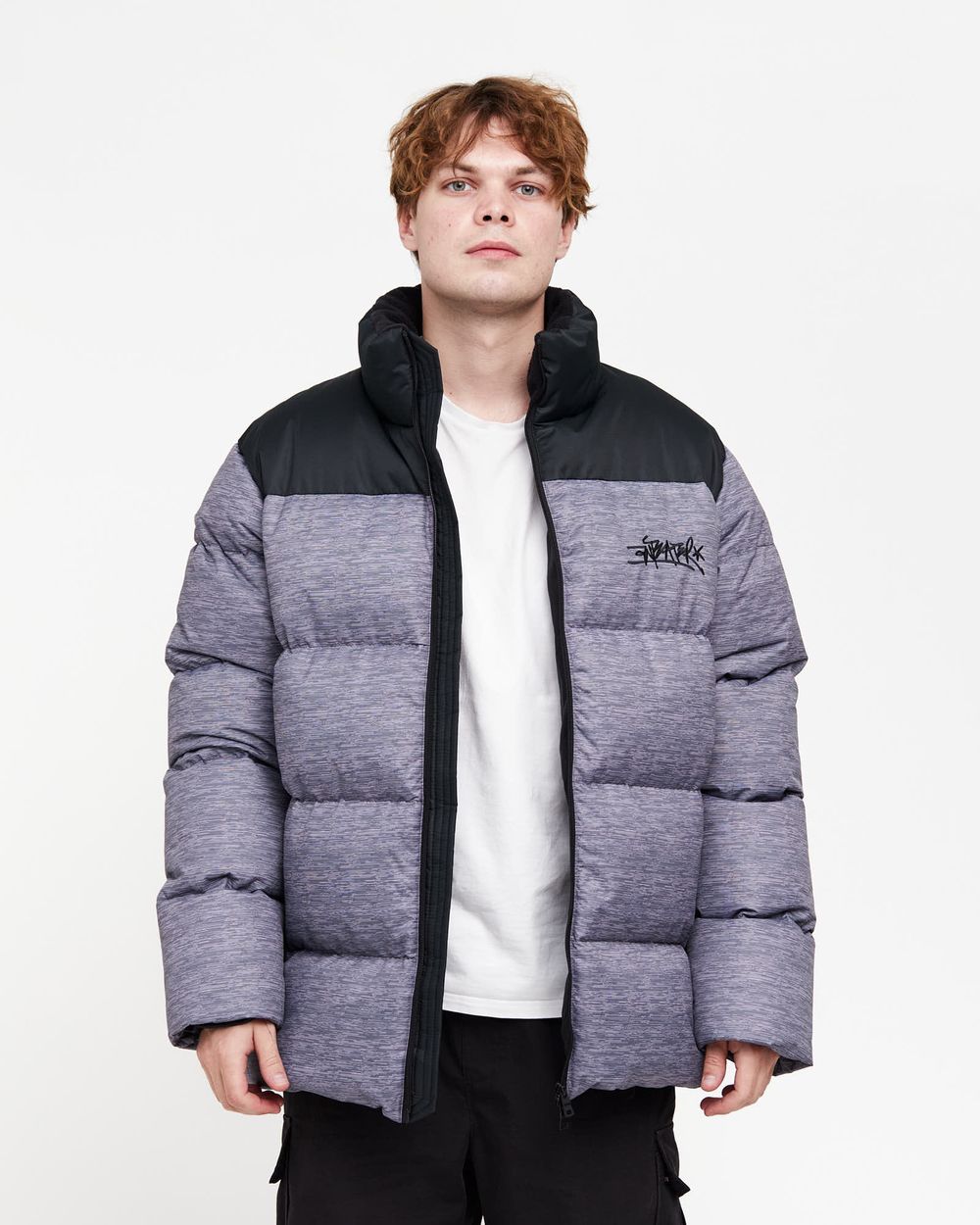 Пуховик Anteater AW24 Downjacket Stroke серый