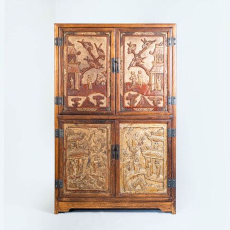 Винтаж: Антикварный комод в стиле шинуазри