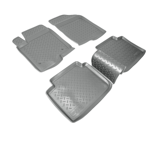 Ковры в салон Norplast/Unidec для Hyundai Sonata в кузове NF (2005-)Полиуретан,Серый, арт.NPL-Po-31-15-G