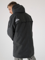 Парка с жилетом Город Горький серая