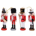 Елочная игрушка «Щелкунчик - Королевское собрание» (набор 4 шт) 4*3,5*13 см