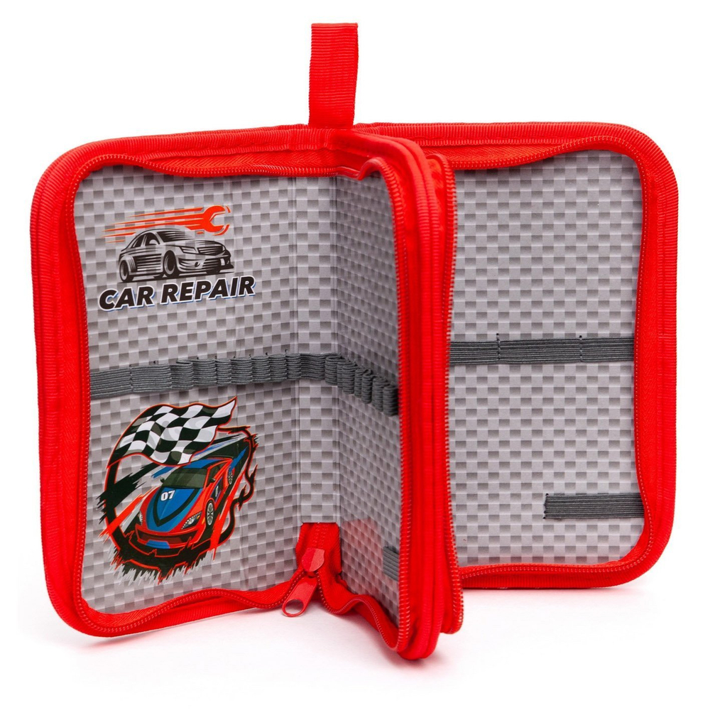 Пенал 2 отделения Alingar, искусственный мех, молния, 115 х 190 мм, "Леопард", леопардовые пятна