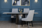 Стул Garda Decor Элегантный (Elegante) рогожка светло-серый Santo1400-SVSER 56*65*101 см