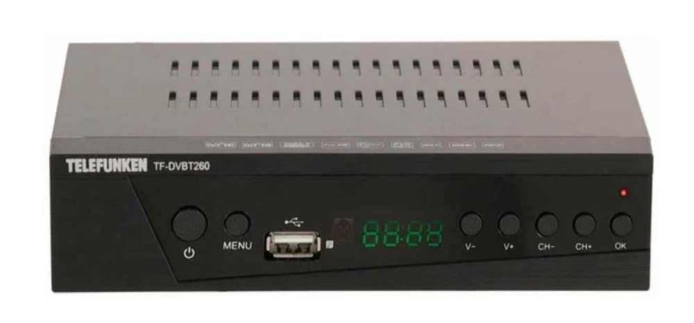 Ресивер TELEFUNKEN DVB-T2 TF-DVBТ260 черный