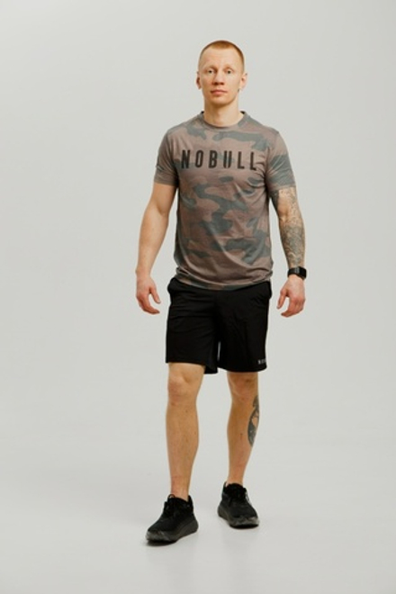 Футболка NOBULL хаки камуфляж