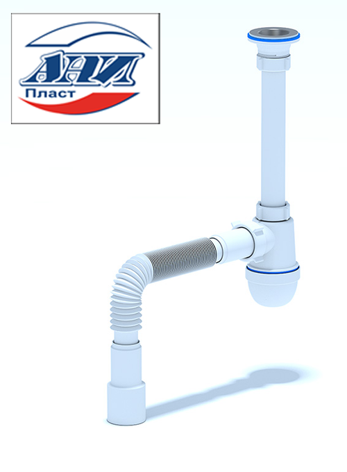 АНИ  С1015  Сифон 1 1/4 х 40 с гоф 40х40/50 (30/1шт)