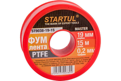 Фум-лента STARTUL PTFE Master 19 мм х 15 м ST9038-19-15
