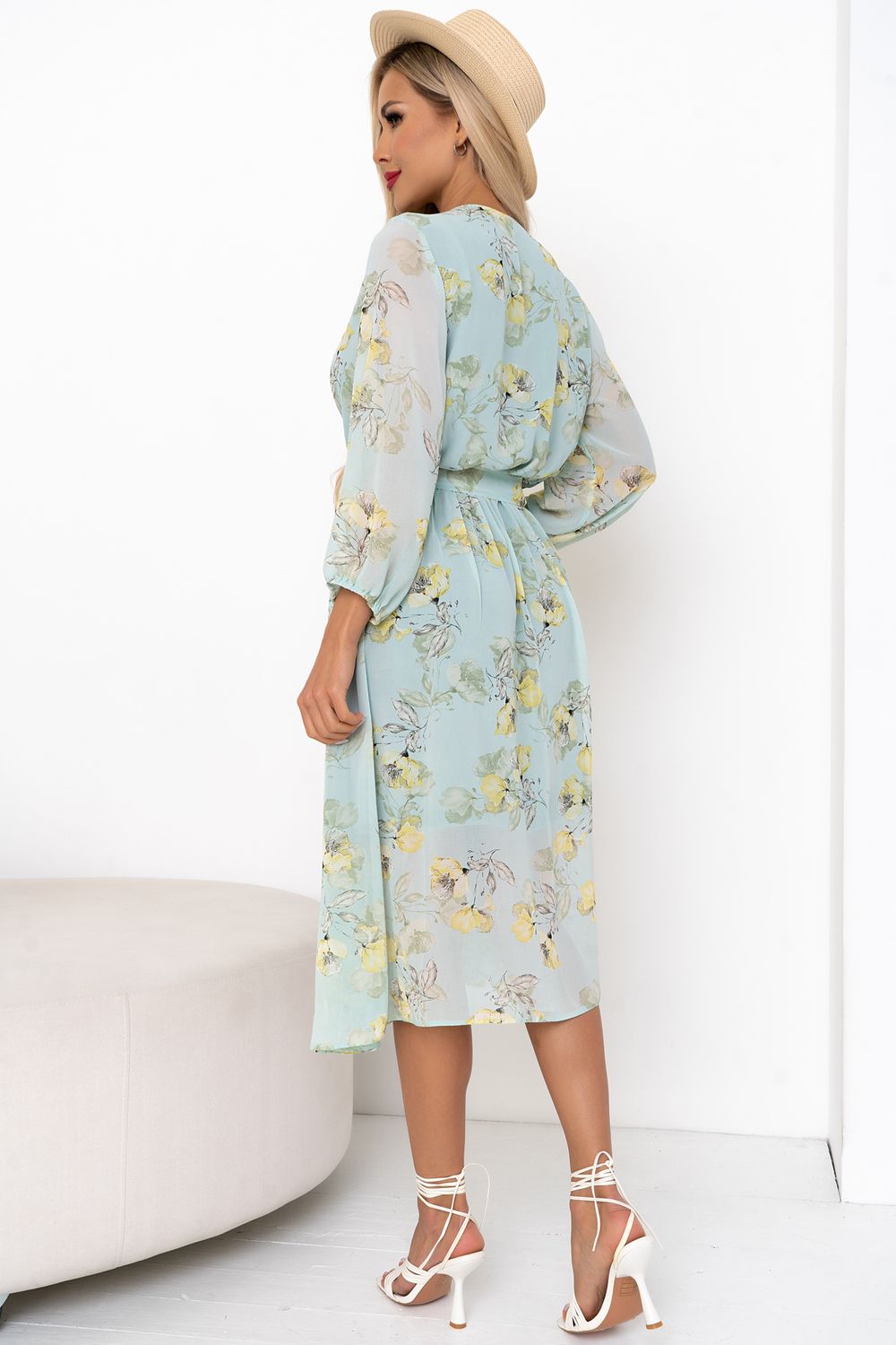 Платье Мила (мята/желтый) Р11-1207/4 Nikol