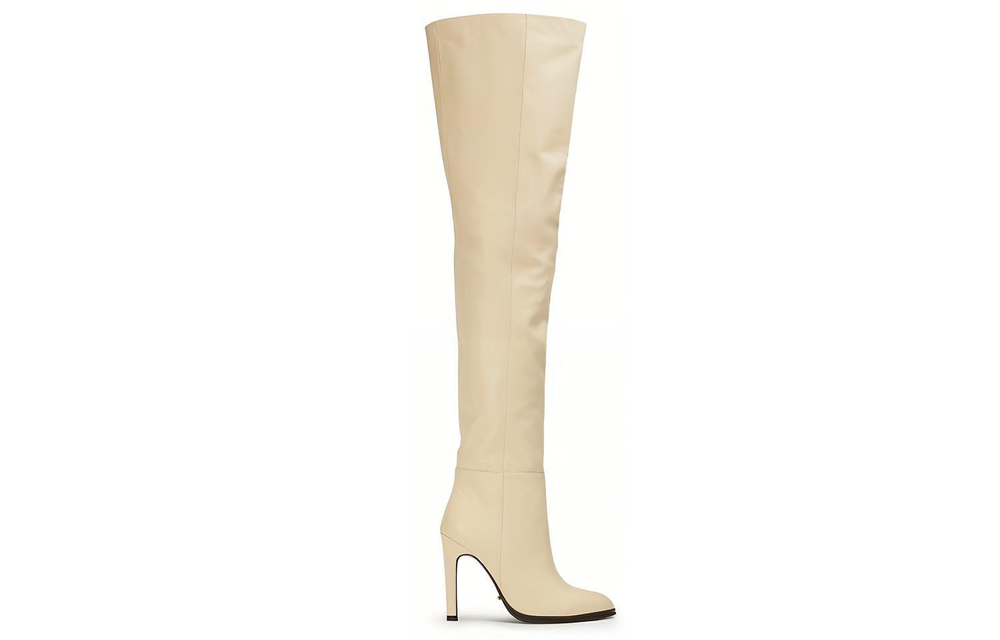 Tony Bianco Over the knee Boots 10.5cm Women"s Beige