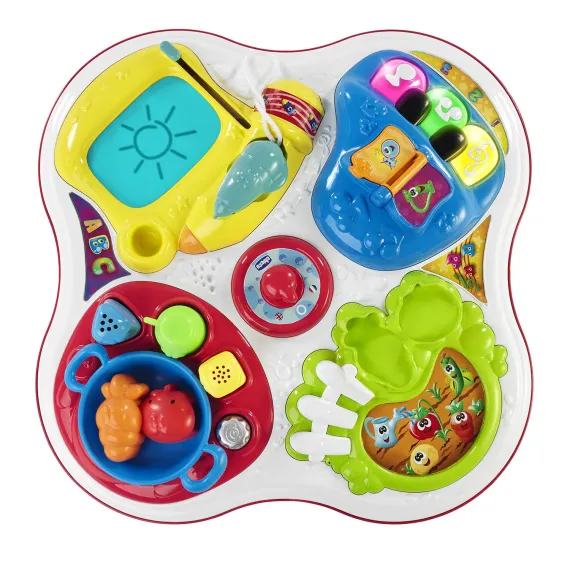 Игрушка развивающая интерактивная двуязычная Chicco Говорящий столик