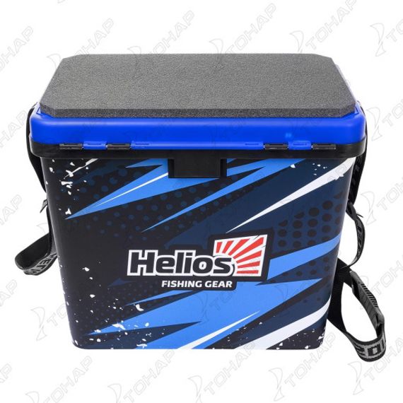 Ящик рыболовный зимний ICE FISHING PERCH односекционный синий (HS-IB-19-IFB-1) Helios