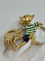 Брошь Белка Trifari