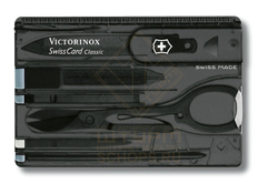 Инструмент карта Victorinox SwissCard Classic, Black