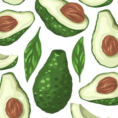 Спелые авокадо