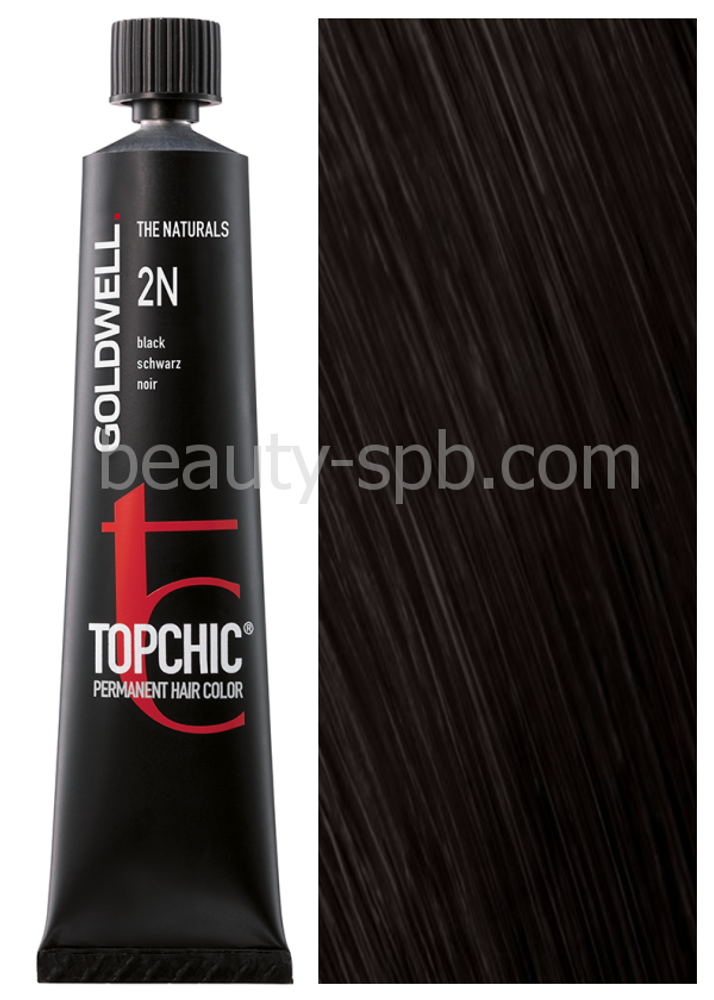 Goldwell Topchic 2N черный натуральный 60 мл