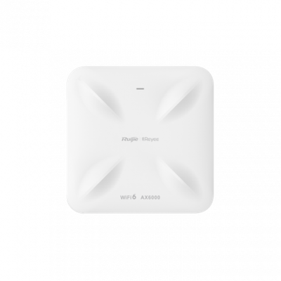 Точка доступа Reyee RG-RAP2260(H) WiFi 6 A6000 (2.4G-4x4 1.15Gps; 5G-4x4 4.8Gbps 512client 2x2.5GbE PoE++/48V-1A DC)