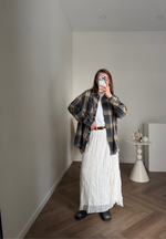 Рубашка в клетку синий