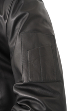 KHIMEONE Мужская кожаная демисезонная куртка (натуральная кожа, овчина)