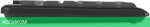 Клавиатура Oklick K225W черный (1875232)