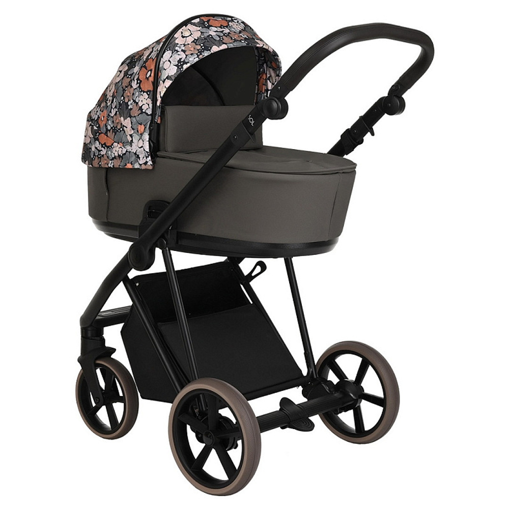 Детская коляска Roan Sol Flowers 2 в 1 RSF/5003 Forest Clearing/Black