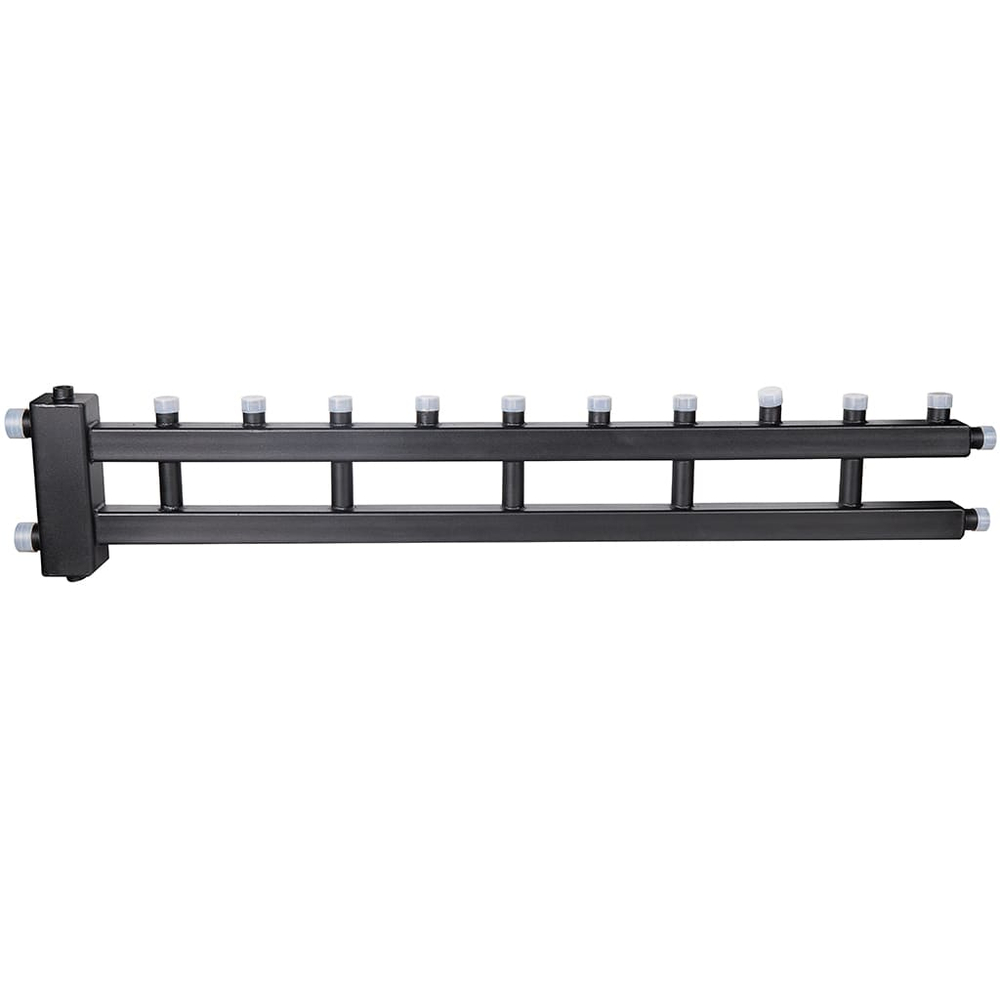 Коллектор с гидравлической стрелкой ROMMER - 1"1/4 НР на 5+1 контур 1" НР (до 60 кВт)