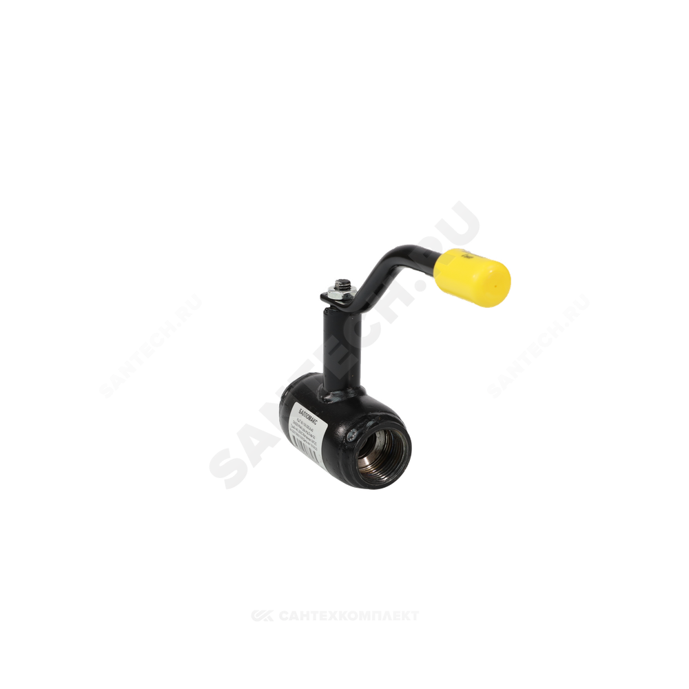 Кран шаровой сталь 09Г2С Ballomax КШТ 60.100 Ду 25 Ру40 ВР L=90мм BROEN КШТ 60.100.025.А.40