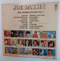 Винтажная виниловая пластинка LP Joe Dassin Ses Grands Succ s Vol. 2 (Holland 1984)