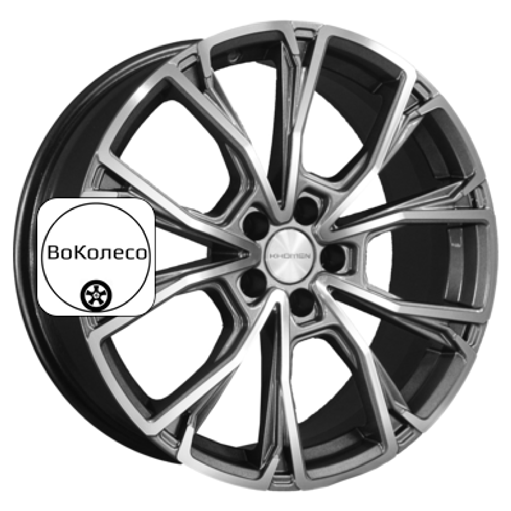 7,5x19/5x108 ET46 D63,4 KHW1907 (Geely Monjaro/Tugella) Gray-FP Khomen Wheels