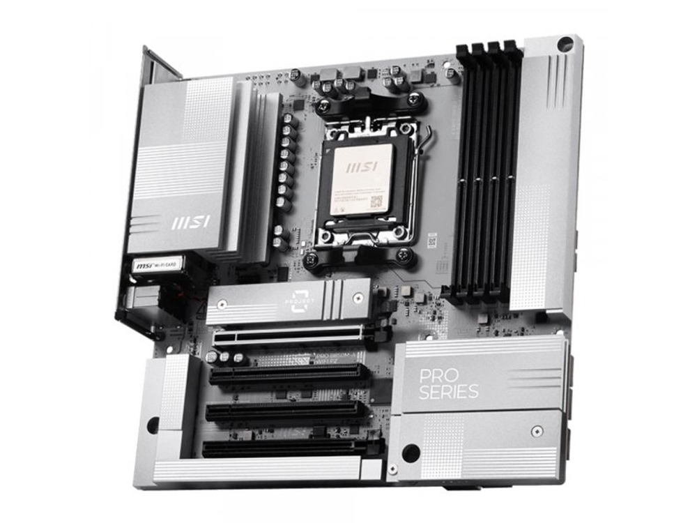 Материнская плата MSI Pro B850m-a Wifi Pz B850, Socket AM5, AMD B850, mATX, RTL