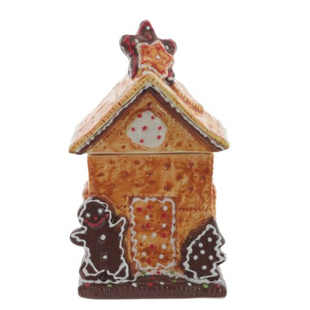 GAEM Конфетница "Пряничный домик", 700 мл, L13,5 W12 H21,5 см