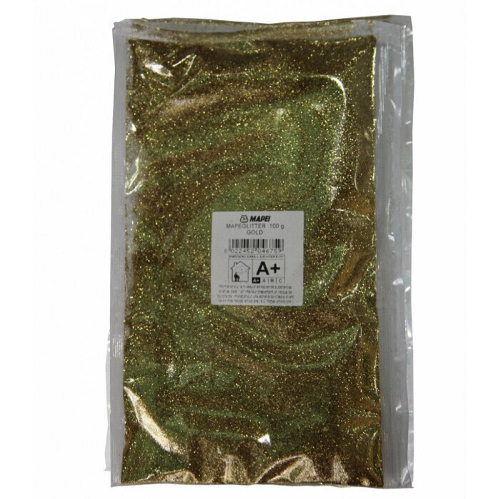 Блестки для затирки Mapei Mapeglitter №205 gold 100 г